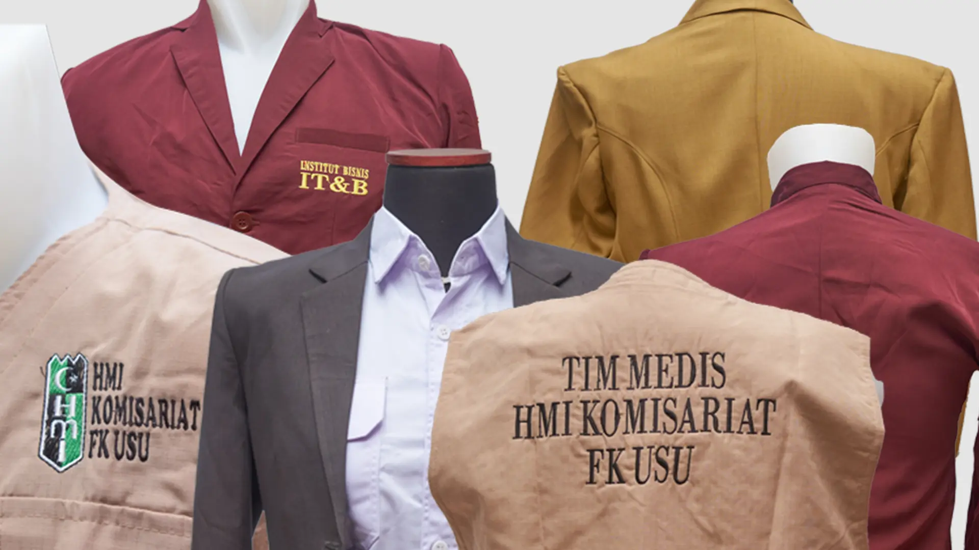 Jas Almamater, Jaket Kampus, Rompi BEM, Kaos Mahasiswa - ZULFI Seragam